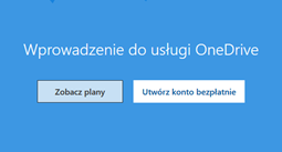 zrzut ekranu – informacje o usłudze OneDrive