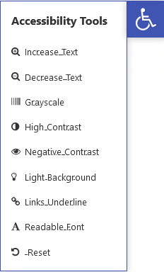 Pasek narzędzi One click accessibility